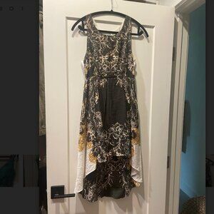 Free People, high low dress with lacy open back, size XS